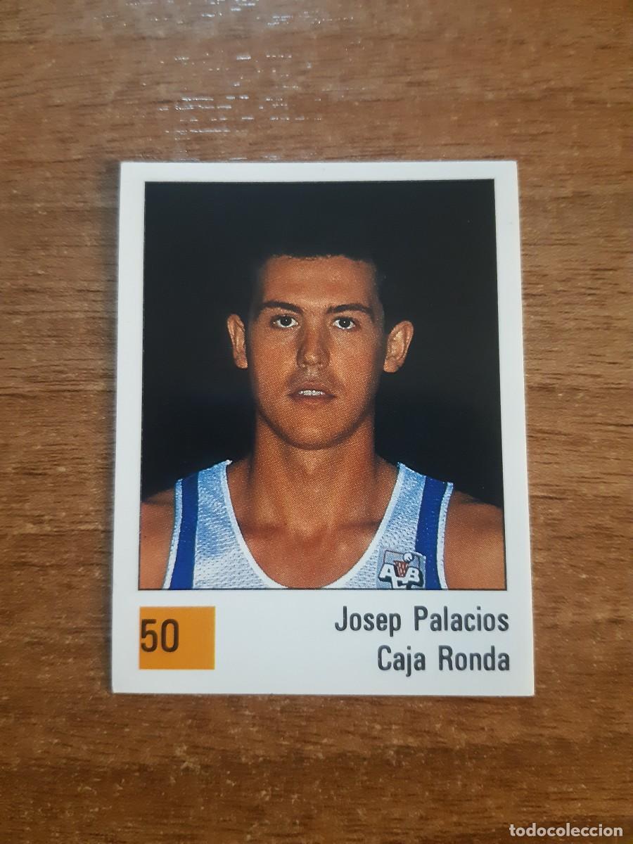 Coleccionismo deportivo: N&deg;50 JOSEP PALACIOS CAJA RONDA LIGA ACB 1990 PANINI BASKET 90. NUNCA PEGADO, SIN PEGAR