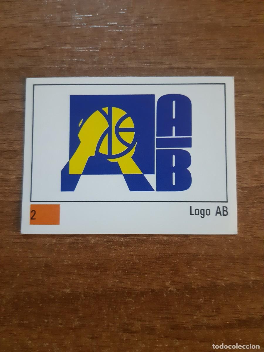 Coleccionismo deportivo: N&deg;2 LOGO AB LIGA ACB 1990 PANINI BASKET 90. NUNCA PEGADO, SIN PEGAR