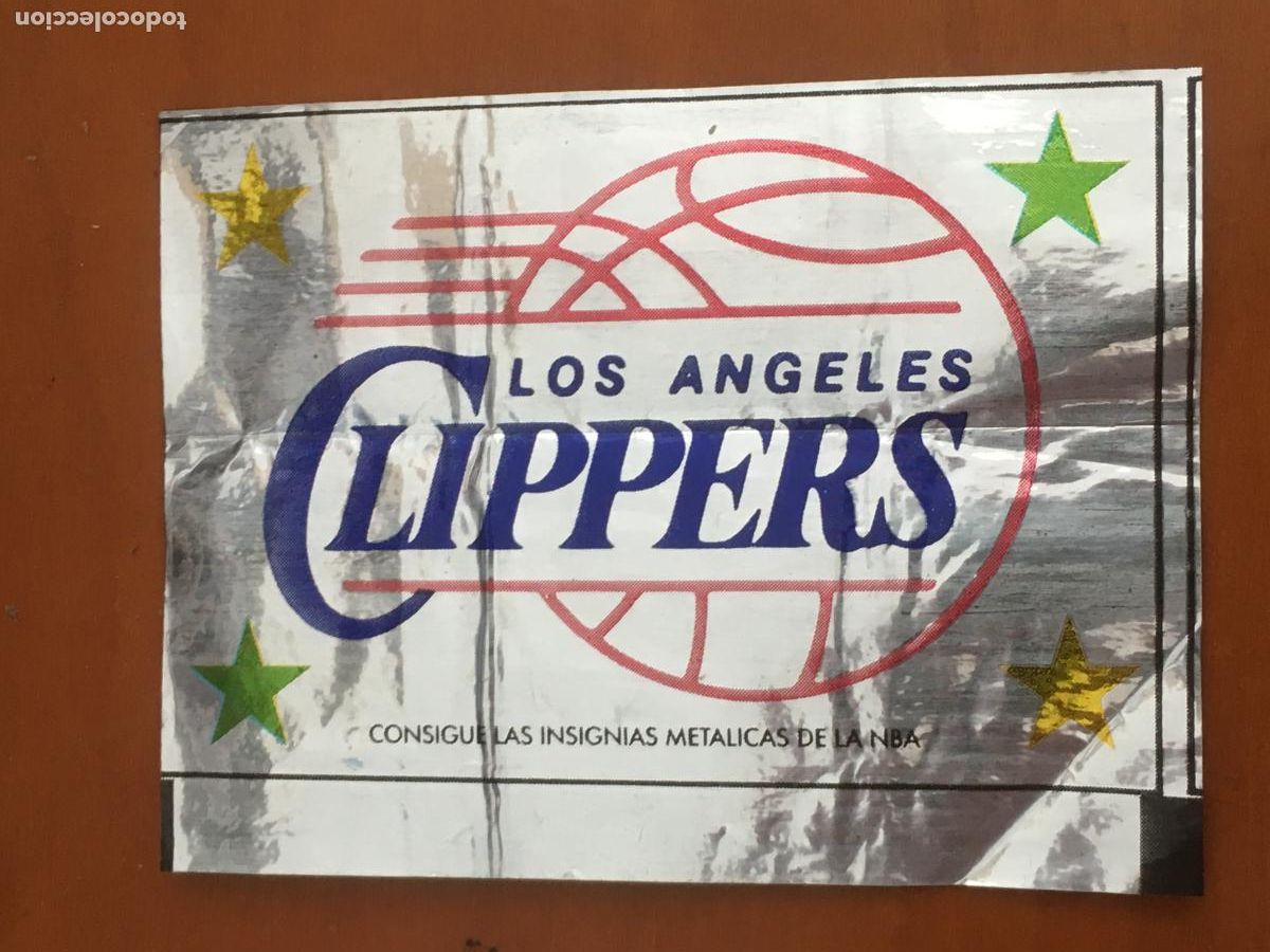 Coleccionismo deportivo: chicles baloncesto NBA los angeles clippers cromo original nunca pegado