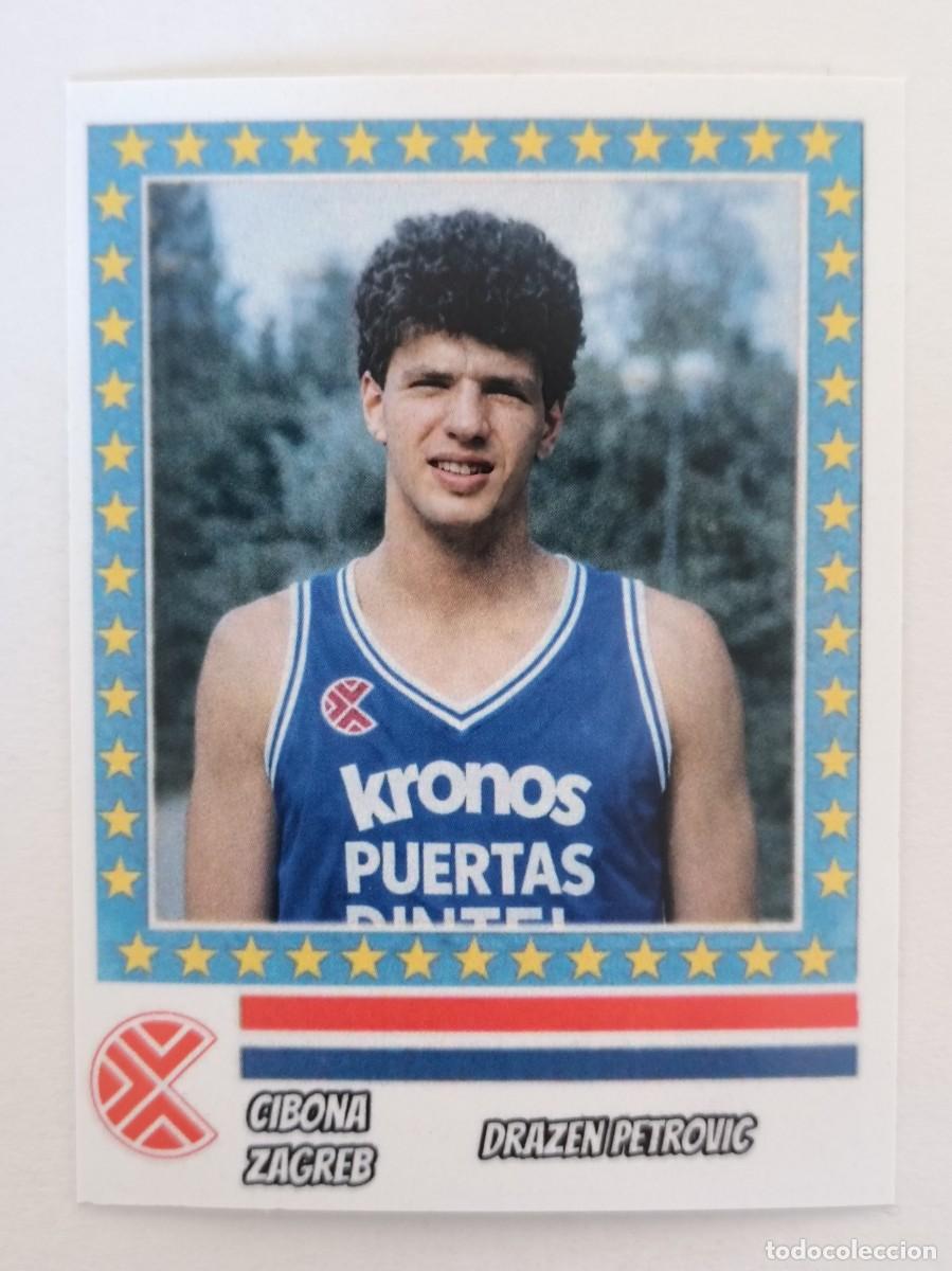 Coleccionismo deportivo: DRAZEN PETROVIC (CIBONA ZAGREB) COPA KORAC 87/88 BALONCESTO