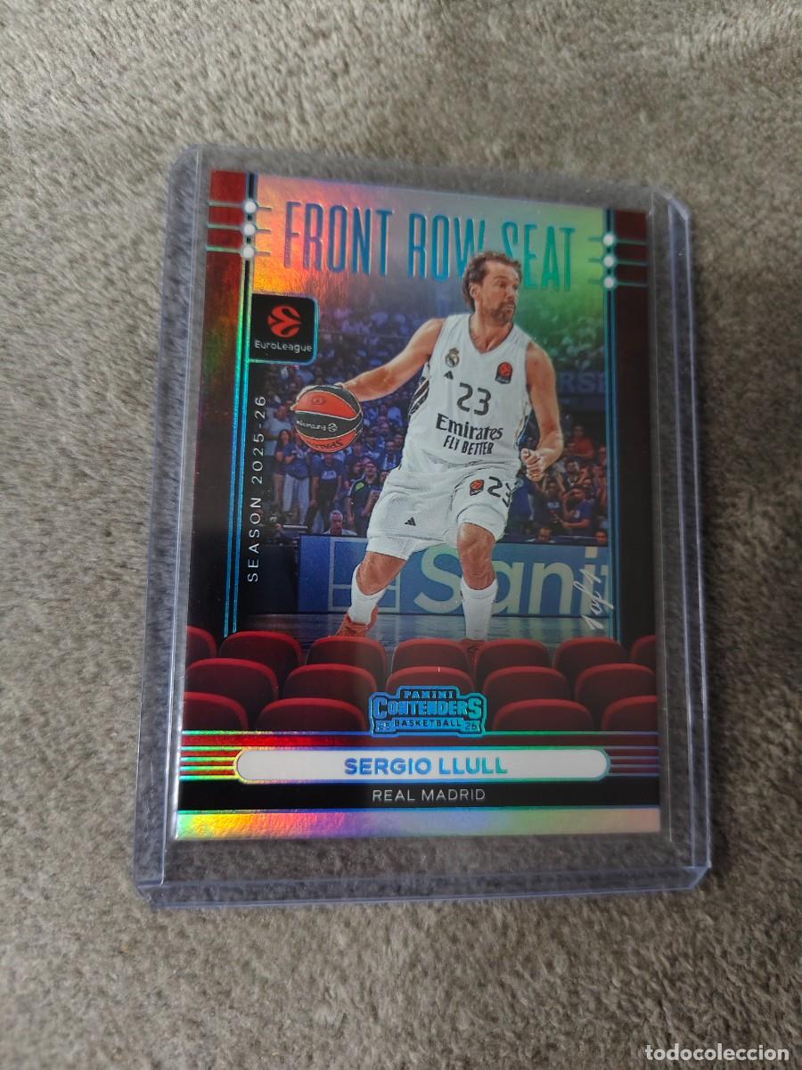 Coleccionismo deportivo: 1/1 16 SERGIO LLULL REAL MADRID FRONT ROW SEAT ONE OF EUROLEGUE 2025 26 PANINI CONTENDERS 25 2026