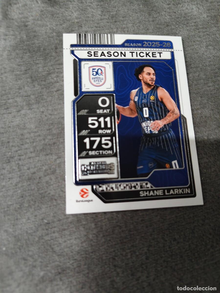 Colecionismo desportivo: 1 SHANE LARKIN ANADOLU EFES ISTANBUL EUROLEAGUE 2025 26 CONTENDERS PANINI 2026 25 BASKETBALL