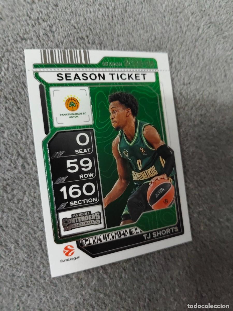 Sports collectibles: 5 TJ SHORTS PANATHINAIKOS ATHENS EUROLEAGUE 2025 26 CONTENDERS PANINI 2026 25 BASKETBALL