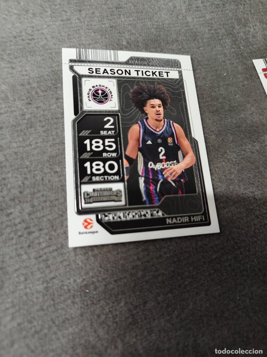 Sports collectibles: 6 NADIR HIFI PARIS BASKETBALL EUROLEAGUE 2025 26 CONTENDERS PANINI 2026 25 BASKETBALL