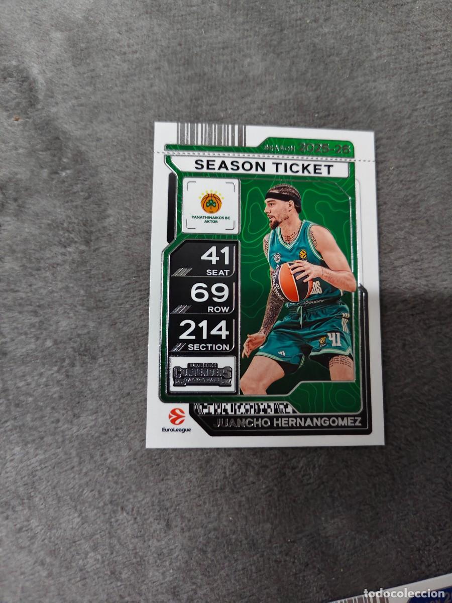Sports collectibles: 9 JUANCHO HERNANGOMEZ PANATHINAIKOS ATHENS EUROLEAGUE 2025 26 CONTENDERS PANINI 2026 25 BASKETBA