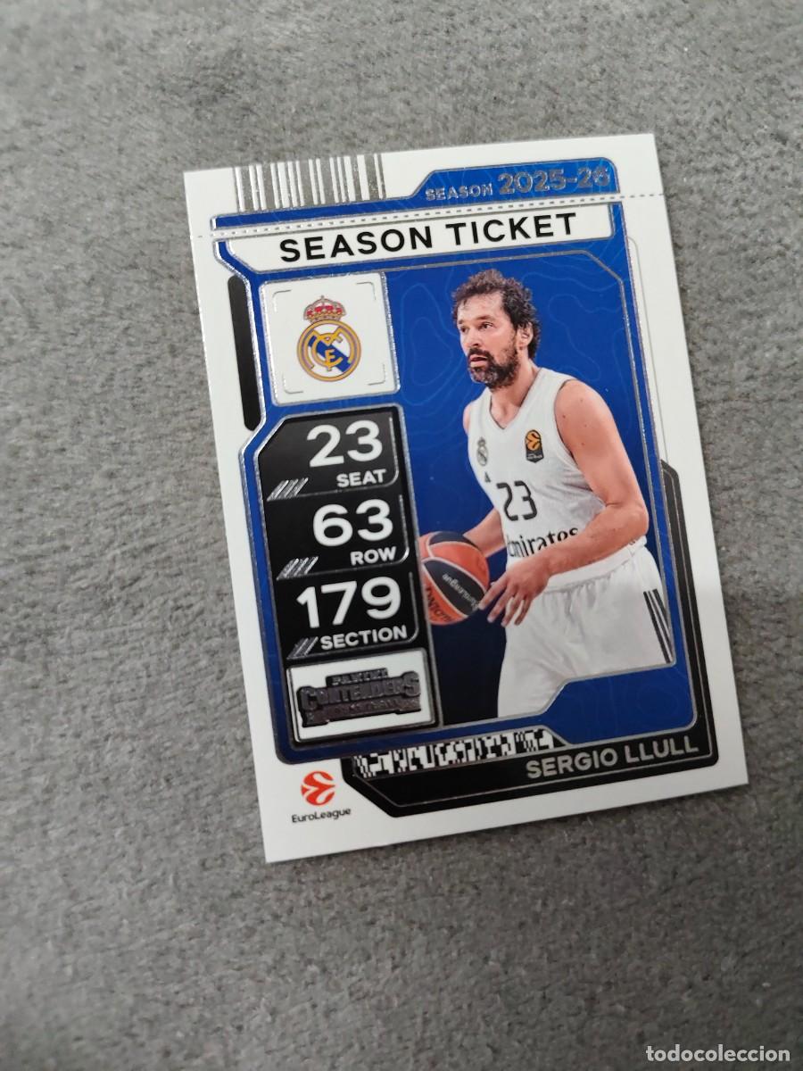 Coleccionismo deportivo: 12 SERGIO LLULL REAL MADRID EUROLEAGUE 2025 26 CONTENDERS PANINI 2026 25 BASKETBALL