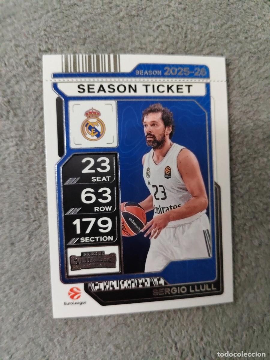 Coleccionismo deportivo: 12 SERGIO LLULL REAL MADRID EUROLEAGUE 2025 26 CONTENDERS PANINI 2026 25 BASKETBALL