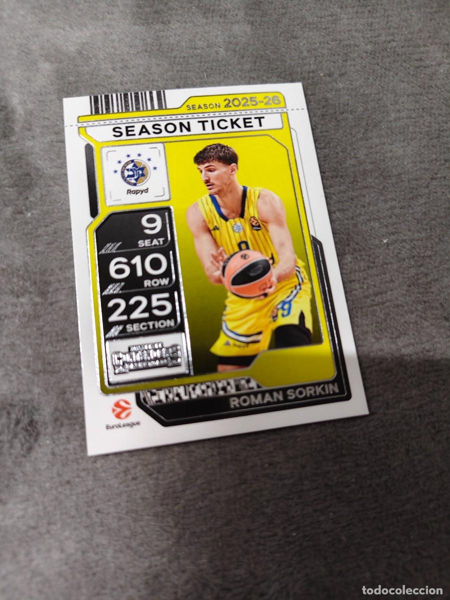 Coleccionismo deportivo: 15 ROMAN SORKIN MACCABI RAPYD TEL AVIV EUROLEAGUE 2025 26 CONTENDERS PANINI 2026 25 BASKETBALL