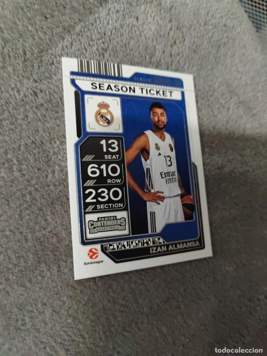 Colecionismo desportivo: 17 IZAN ALMANSA REAL MADRID EUROLEAGUE 2025 26 CONTENDERS PANINI 2026 25 BASKETBALL