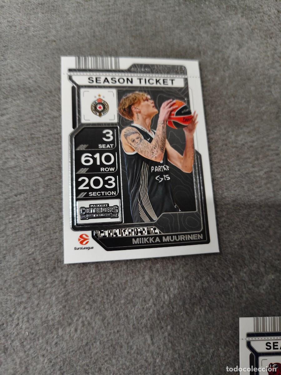 Colecionismo desportivo: 18 MIIKKA MUURINEN PARTIZAN BELGRADE EUROLEAGUE 2025 26 CONTENDERS PANINI 2026 25 BASKETBALL