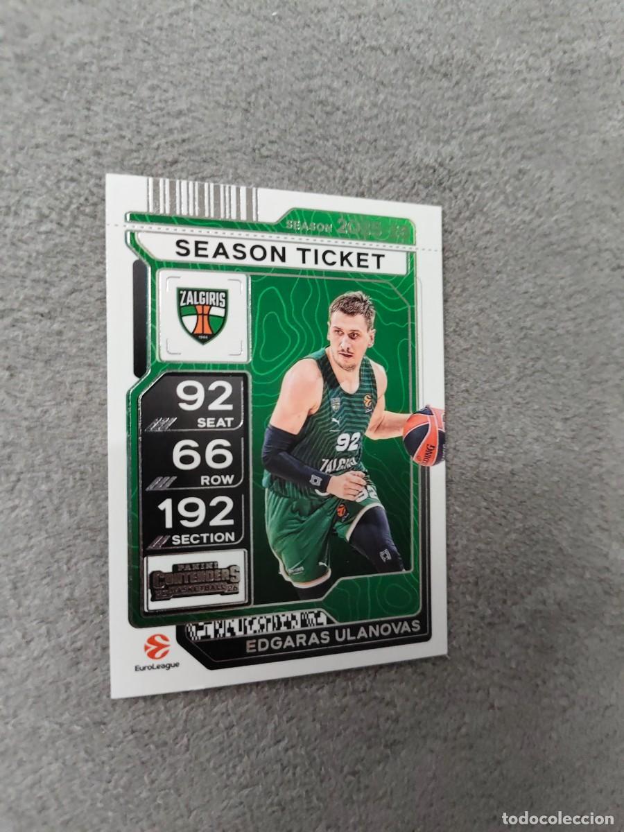 Collezionismo sportivo: 24 EDGARAS ULANOVAS ZALGIRIS KAUNAS EUROLEAGUE 2025 26 CONTENDERS PANINI 2026 25 BASKETBALL