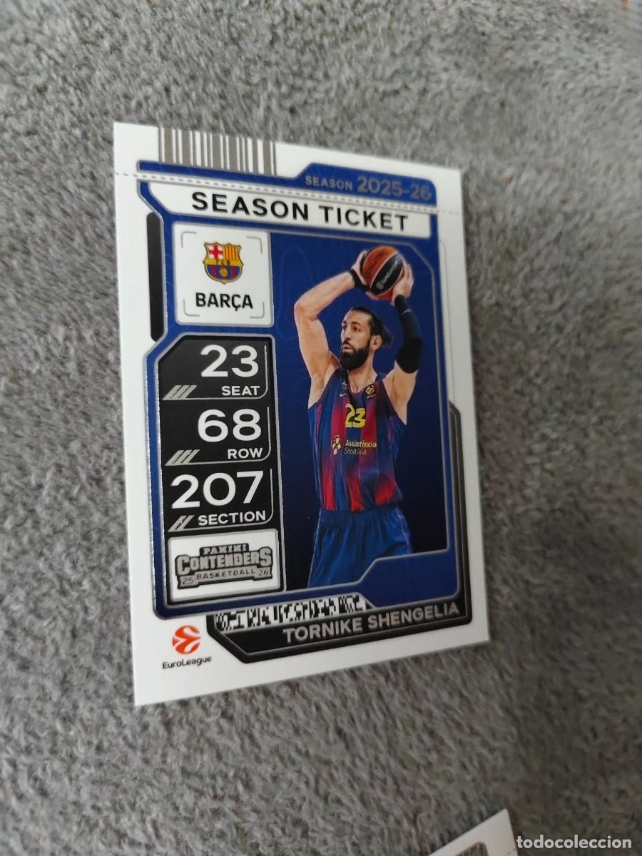 Coleccionismo deportivo: 30 TORNIKE SHENGELIA FC BARCELONA EUROLEAGUE 2025 26 CONTENDERS PANINI 2026 25 BASKETBALL