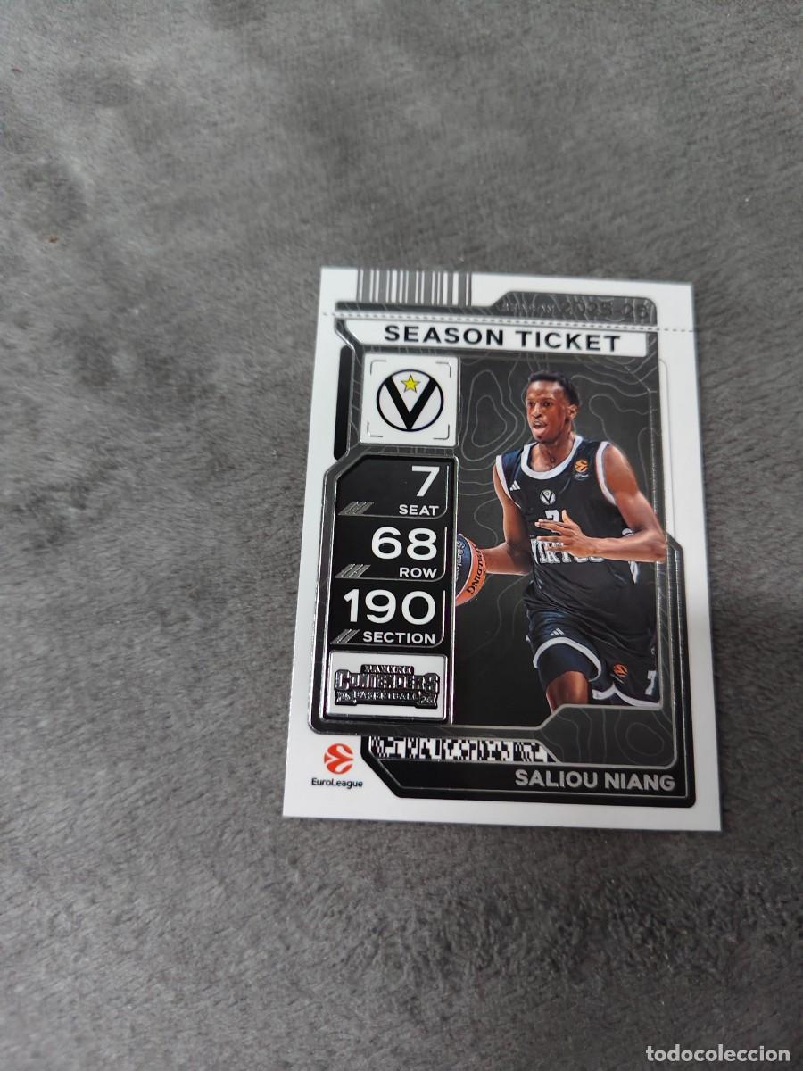Coleccionismo deportivo: 33 SALIOU NIANG VIRTUS BOLOGNA EUROLEAGUE 2025 26 CONTENDERS PANINI 2026 25 BASKETBALL