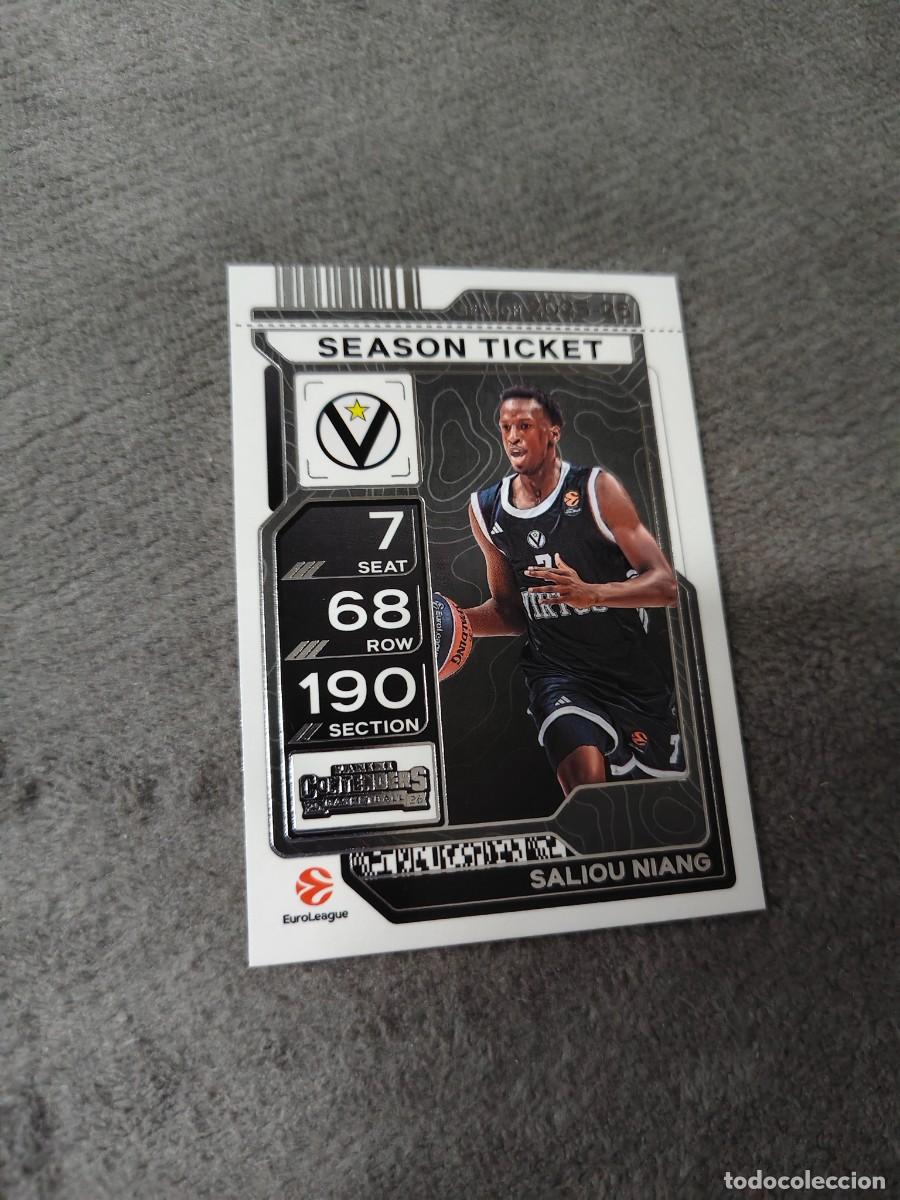 Coleccionismo deportivo: 33 SALIOU NIANG VIRTUS BOLOGNA EUROLEAGUE 2025 26 CONTENDERS PANINI 2026 25 BASKETBALL
