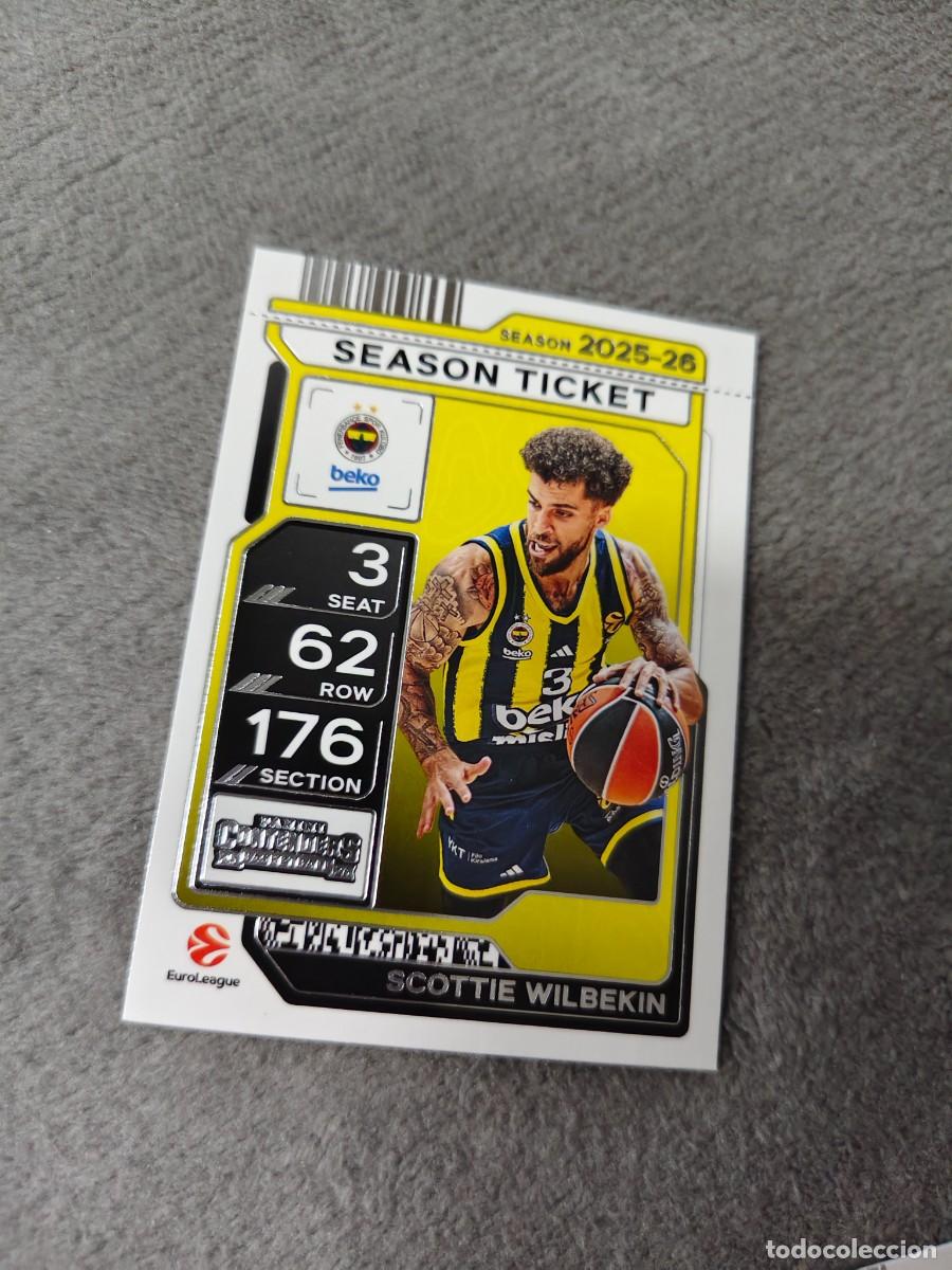 Coleccionismo deportivo: 52 SCOTTIE WILBEKIN FENERBAHCE BEKO ISTANBUL EUROLEAGUE 2025 26 CONTENDERS PANINI 2026 25 BASKET
