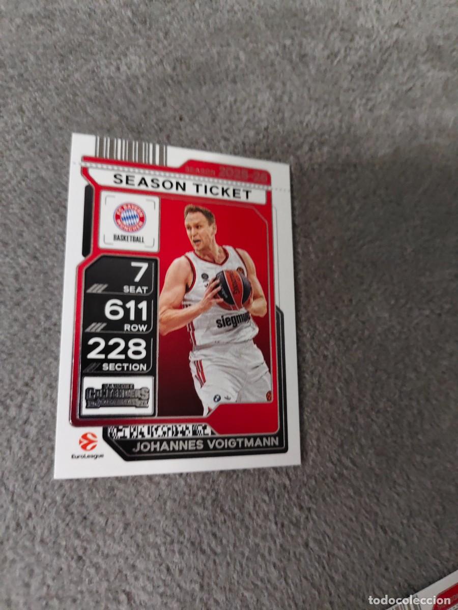 Coleccionismo deportivo: 53 JOHANNES VOIGTMANN FC BAYERN MUNICH EUROLEAGUE 2025 26 CONTENDERS PANINI 2026 25 BASKETBALL