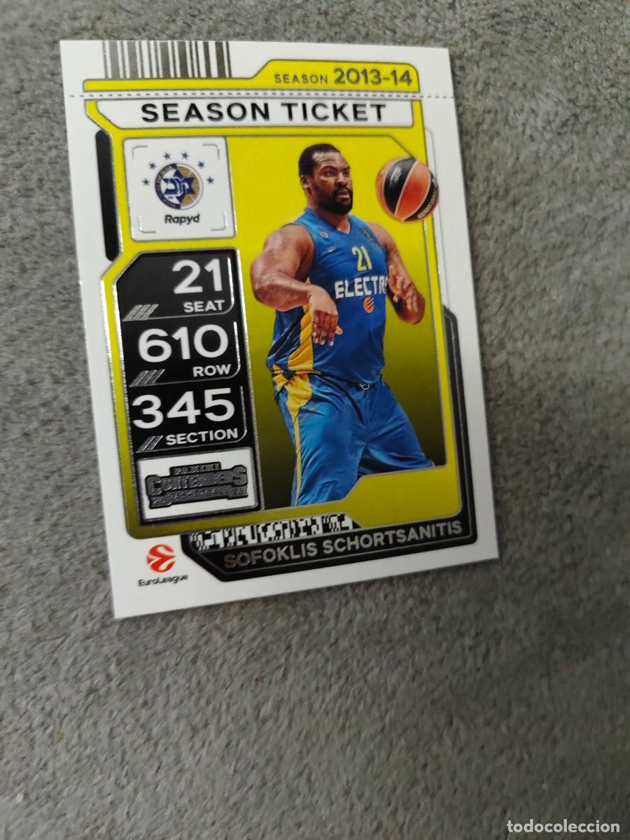 Coleccionismo deportivo: 54 SOFOKLIS SCHORTSANITIS MACCABI RAPYD TEL AVIV EUROLEAGUE 2025 26 CONTENDERS PANINI 2026 25 BA