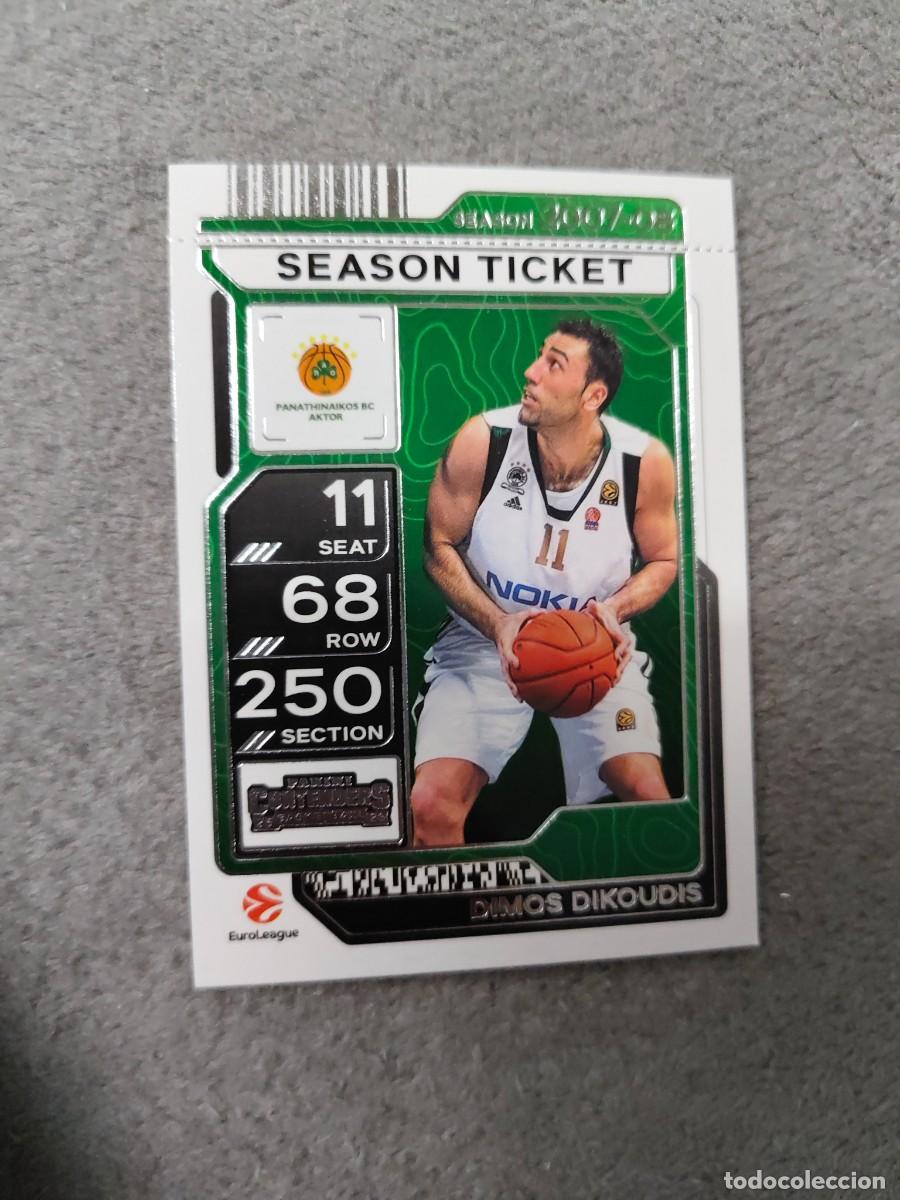 Coleccionismo deportivo: 59 DIMOS DIKOUDIS PANATHINAIKOS ATHENS EUROLEAGUE 2025 26 CONTENDERS PANINI 2026 25 BASKETBALL