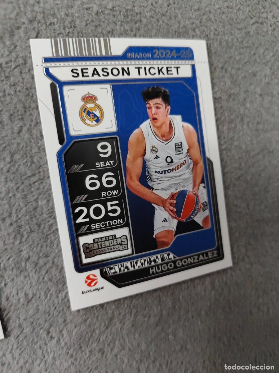 Sammelleidenschaft Sport: 61 HUGO GONZALEZ REAL MADRID EUROLEAGUE 2025 26 CONTENDERS PANINI 2026 25 BASKETBALL