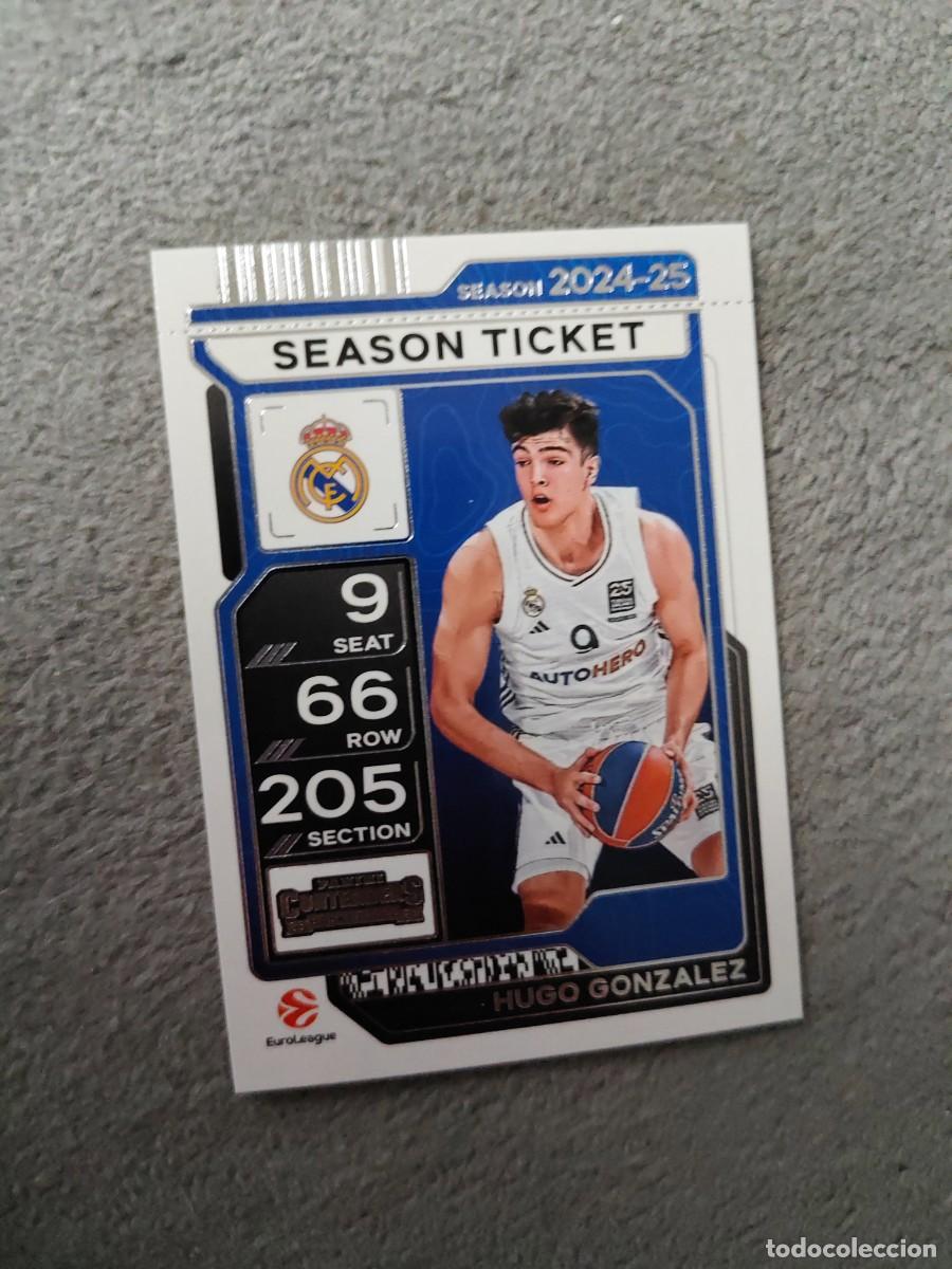 Sammelleidenschaft Sport: 61 HUGO GONZALEZ REAL MADRID EUROLEAGUE 2025 26 CONTENDERS PANINI 2026 25 BASKETBALL