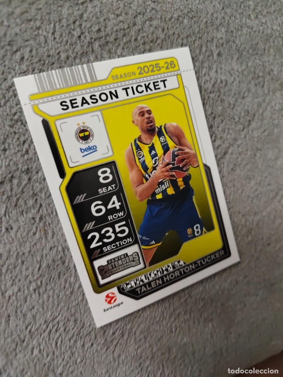 Colecionismo desportivo: 62 TALEN HORTON-TUCKER FENERBAHCE BEKO ISTANBUL EUROLEAGUE 2025 26 CONTENDERS PANINI 2026 25 BAS
