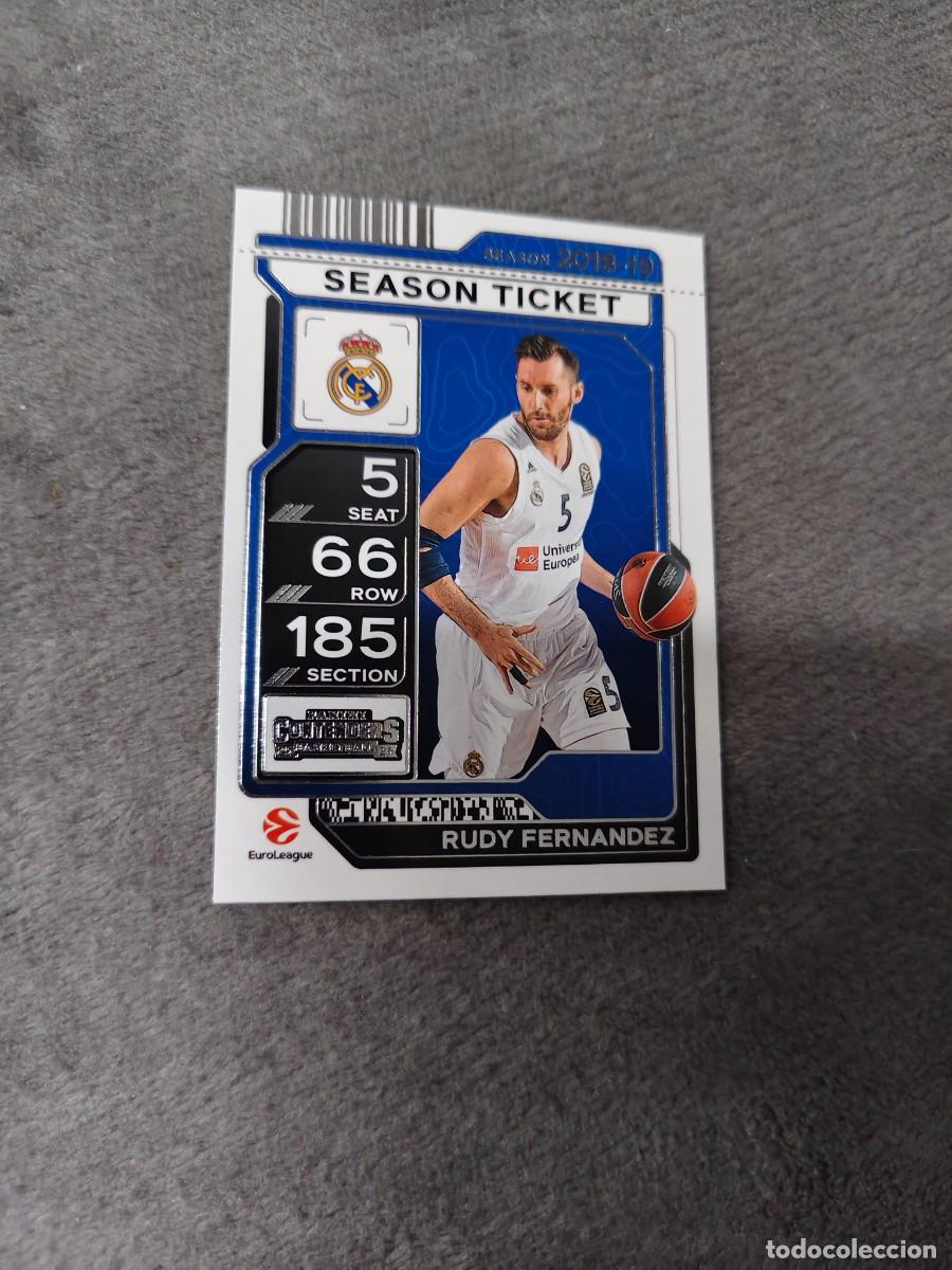 Coleccionismo deportivo: 63 RUDY FERNANDEZ REAL MADRID EUROLEAGUE 2025 26 CONTENDERS PANINI 2026 25 BASKETBALL