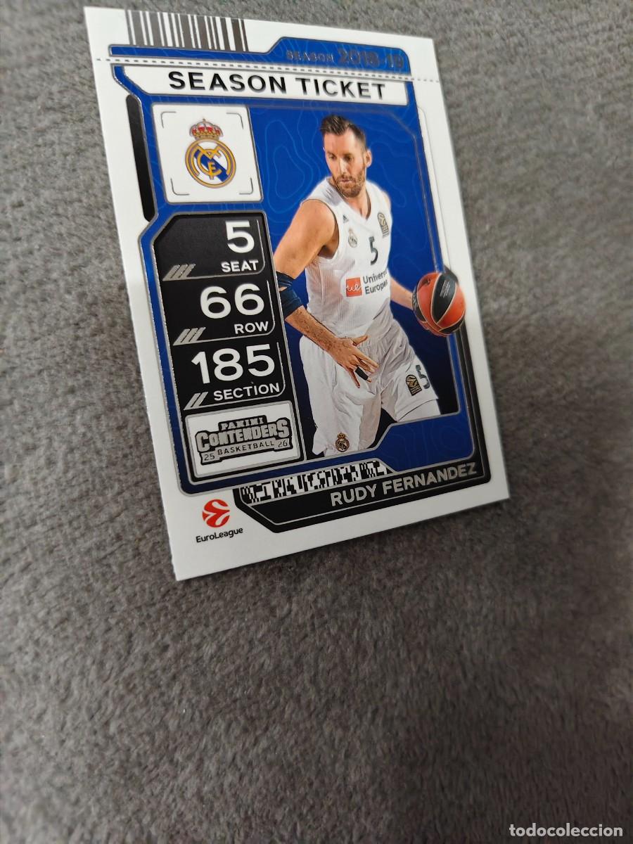 Coleccionismo deportivo: 63 RUDY FERNANDEZ REAL MADRID EUROLEAGUE 2025 26 CONTENDERS PANINI 2026 25 BASKETBALL