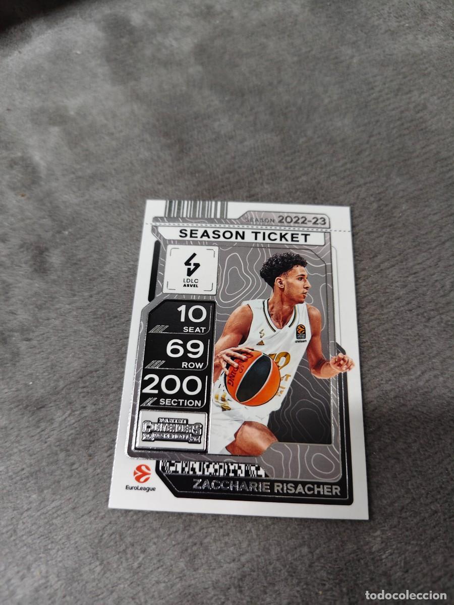 Coleccionismo deportivo: 64 ZACCHARIE RISACHER LDLC ASVEL VILLEURBANNE EUROLEAGUE 2025 26 CONTENDERS PANINI 2026 25 BASKE
