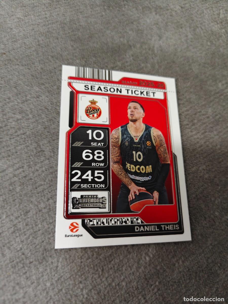 Coleccionismo deportivo: 65 DANIEL THEIS AS MONACO EUROLEAGUE 2025 26 CONTENDERS PANINI 2026 25 BASKETBALL