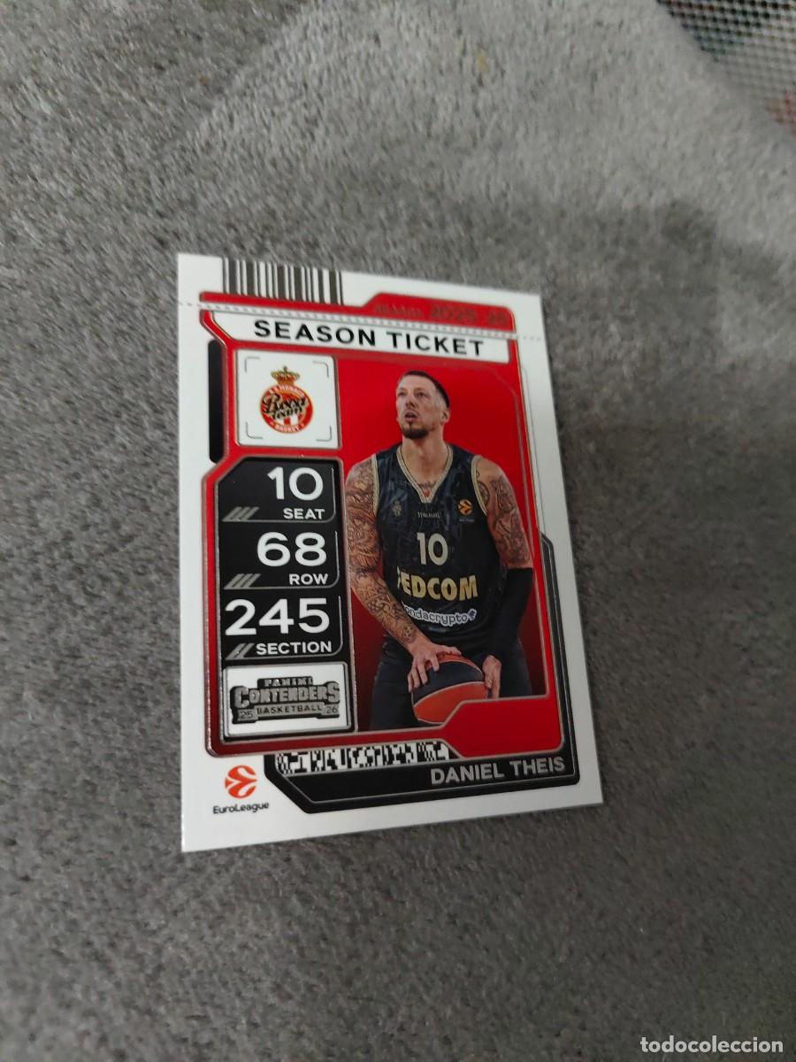 Coleccionismo deportivo: 65 DANIEL THEIS AS MONACO EUROLEAGUE 2025 26 CONTENDERS PANINI 2026 25 BASKETBALL