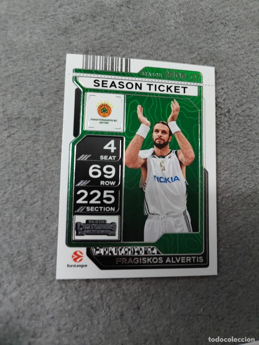 Coleccionismo deportivo: 66 FRAGISKOS ALVERTIS PANATHINAIKOS ATHENS EUROLEAGUE 2025 26 CONTENDERS PANINI 2026 25 BASKETBA