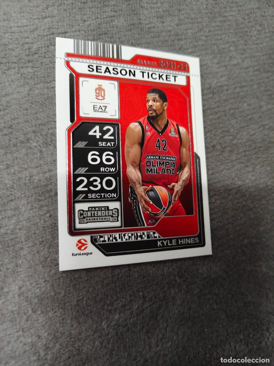 Coleccionismo deportivo: 71 KYLE HINES EA7 EMPORIO ARMANI MILAN EUROLEAGUE 2025 26 CONTENDERS PANINI 2026 25 BASKETBALL