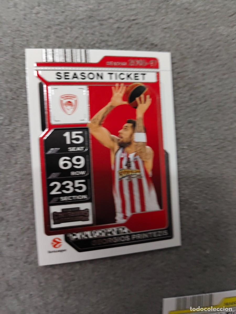 Coleccionismo deportivo: 73 GEORGIOS PRINTEZIS OLYMPIACOS PIRAEUS EUROLEAGUE 2025 26 CONTENDERS PANINI 2026 25 BASKETBALL