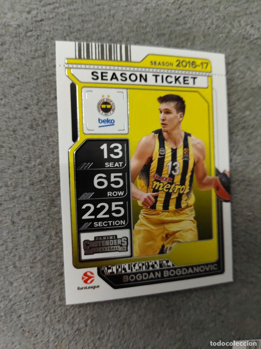 Coleccionismo deportivo: 74 BOGDAN BOGDANOVIC FENERBAHCE BEKO ISTANBUL EUROLEAGUE 2025 26 CONTENDERS PANINI 2026 25 BASKE