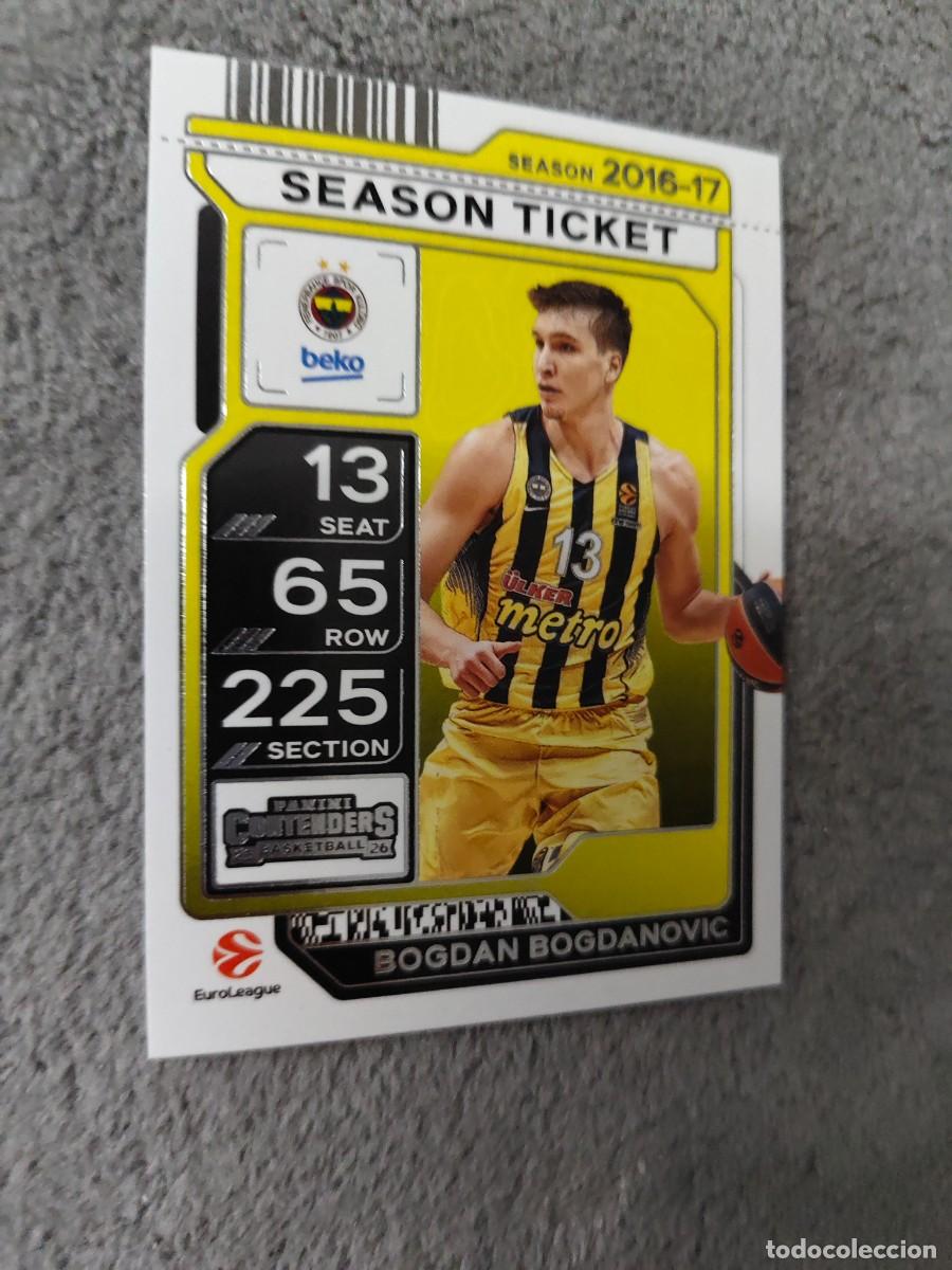 Coleccionismo deportivo: 74 BOGDAN BOGDANOVIC FENERBAHCE BEKO ISTANBUL EUROLEAGUE 2025 26 CONTENDERS PANINI 2026 25 BASKE