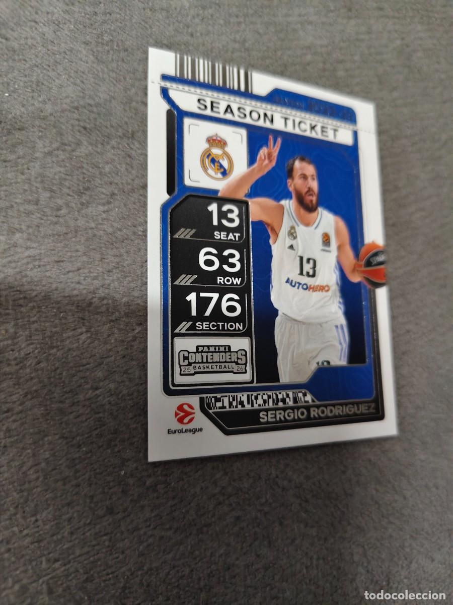 Collectionnisme sportif: 78 SERGIO RODRIGUEZ REAL MADRID EUROLEAGUE 2025 26 CONTENDERS PANINI 2026 25 BASKETBALL