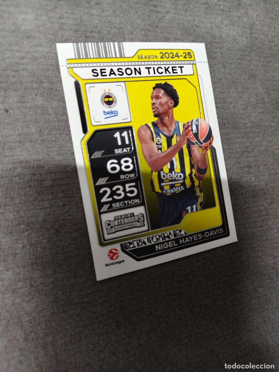Coleccionismo deportivo: 79 NIGEL HAYES-DAVIS FENERBAHCE BEKO ISTANBUL EUROLEAGUE 2025 26 CONTENDERS PANINI 2026 25 BASKE