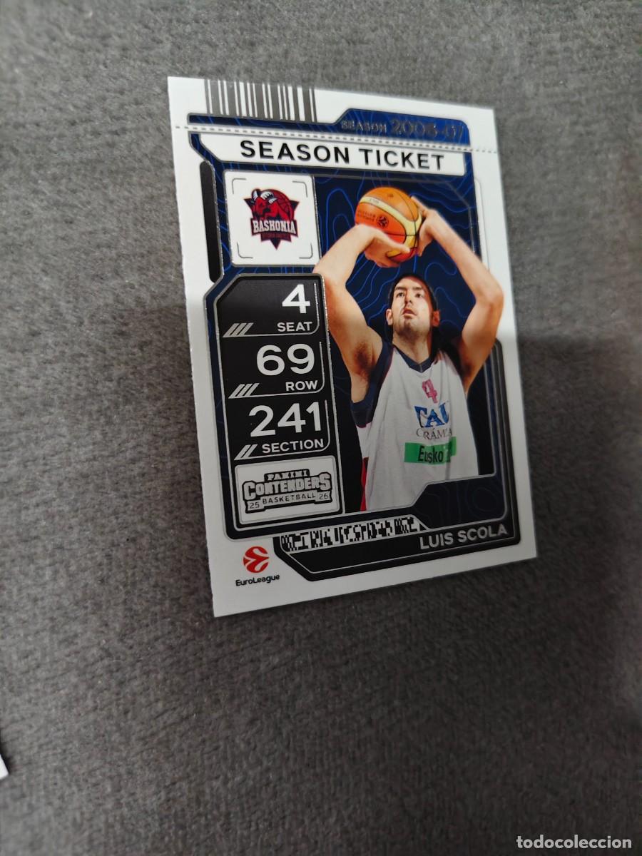 Coleccionismo deportivo: 80 LUIS SCOLA KOSNER BASKONIA EUROLEAGUE 2025 26 CONTENDERS PANINI 2026 25 BASKETBALL