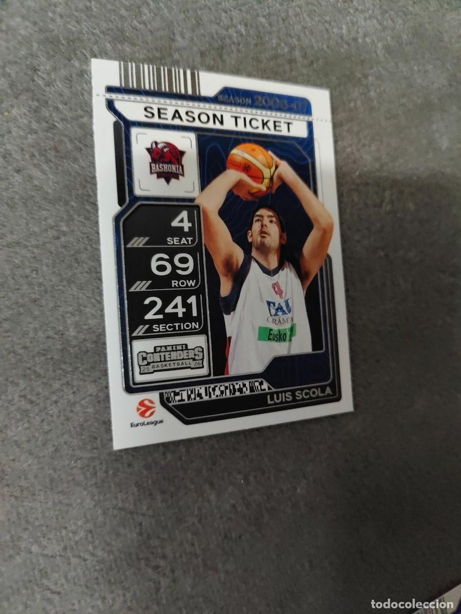 Coleccionismo deportivo: 80 LUIS SCOLA KOSNER BASKONIA EUROLEAGUE 2025 26 CONTENDERS PANINI 2026 25 BASKETBALL