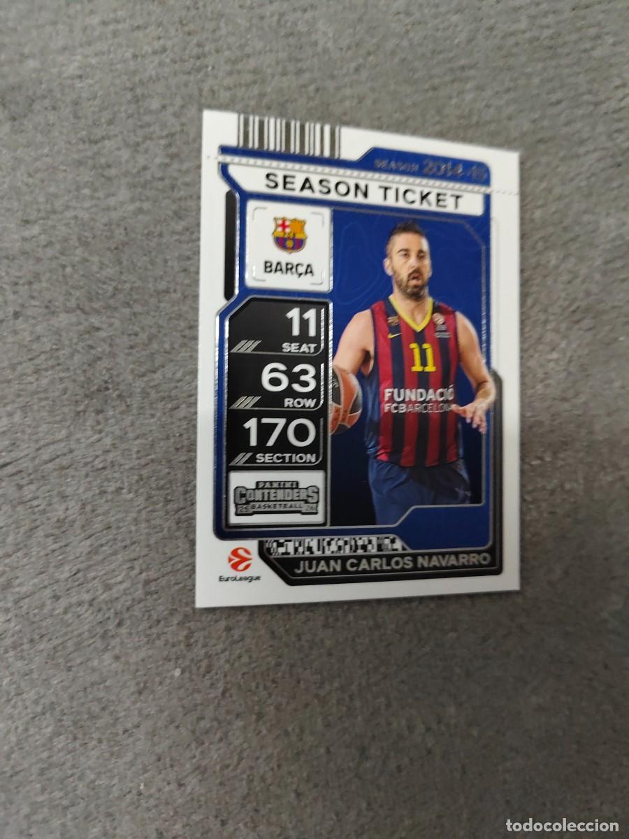 Coleccionismo deportivo: 81 JUAN CARLOS NAVARRO FC BARCELONA EUROLEAGUE 2025 26 CONTENDERS PANINI 2026 25 BASKETBALL