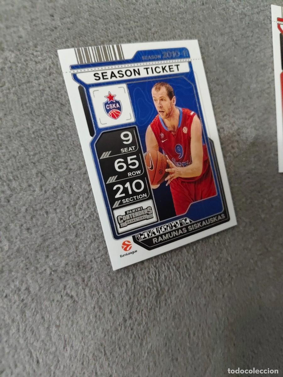 Coleccionismo deportivo: 82 RAMUNAS SISKAUSKAS CSKA MOSCOW EUROLEAGUE 2025 26 CONTENDERS PANINI 2026 25 BASKETBALL