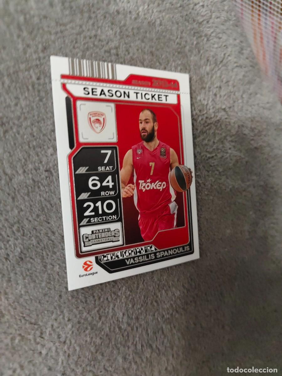 Coleccionismo deportivo: 83 VASSILIS SPANOULIS OLYMPIACOS PIRAEUS EUROLEAGUE 2025 26 CONTENDERS PANINI 2026 25 BASKETBALL