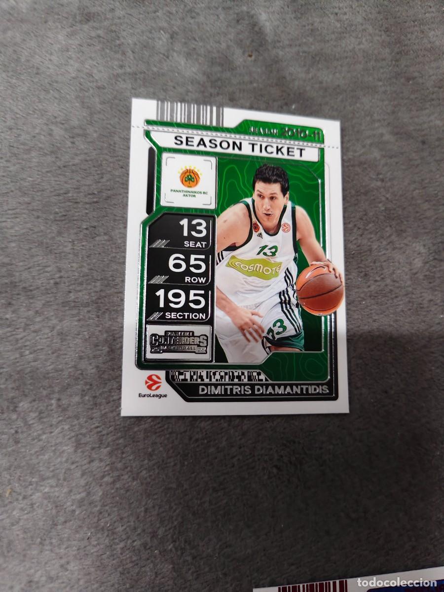 Coleccionismo deportivo: 84 DIMITRIS DIAMANTIDIS PANATHINAIKOS ATHENS EUROLEAGUE 2025 26 CONTENDERS PANINI 2026 25 BASKET