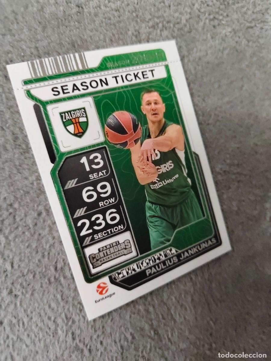 Coleccionismo deportivo: 88 PAULIUS JANKUNAS ZALGIRIS KAUNAS EUROLEAGUE 2025 26 CONTENDERS PANINI 2026 25 BASKETBALL