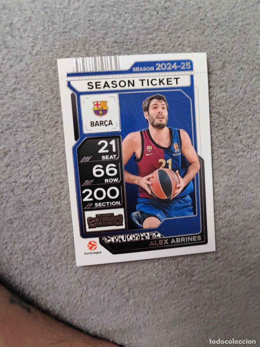 Sammelleidenschaft Sport: 89 ALEX ABRINES FC BARCELONA EUROLEAGUE 2025 26 CONTENDERS PANINI 2026 25 BASKETBALL