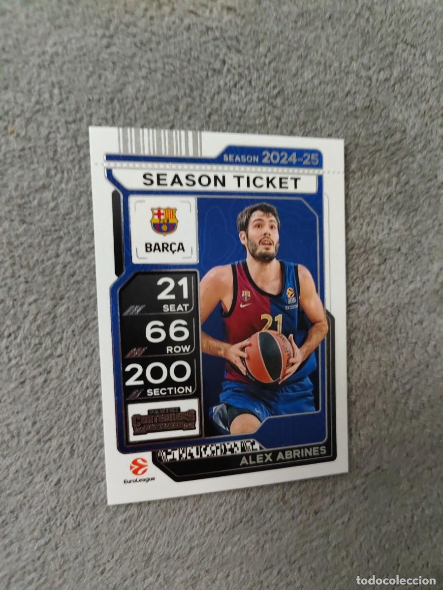 Sammelleidenschaft Sport: 89 ALEX ABRINES FC BARCELONA EUROLEAGUE 2025 26 CONTENDERS PANINI 2026 25 BASKETBALL