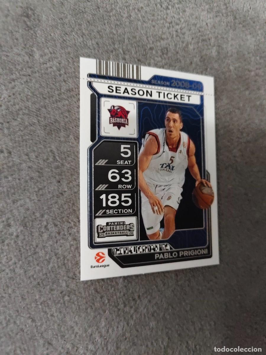 Coleccionismo deportivo: 91 PABLO PRIGIONI KOSNER BASKONIA EUROLEAGUE 2025 26 CONTENDERS PANINI 2026 25 BASKETBALL