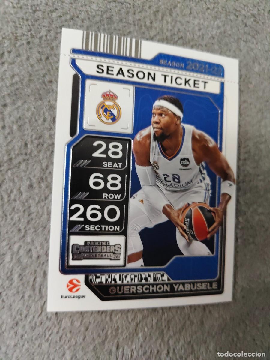 Coleccionismo deportivo: 92 GUERSCHON YABUSELE REAL MADRID EUROLEAGUE 2025 26 CONTENDERS PANINI 2026 25 BASKETBALL