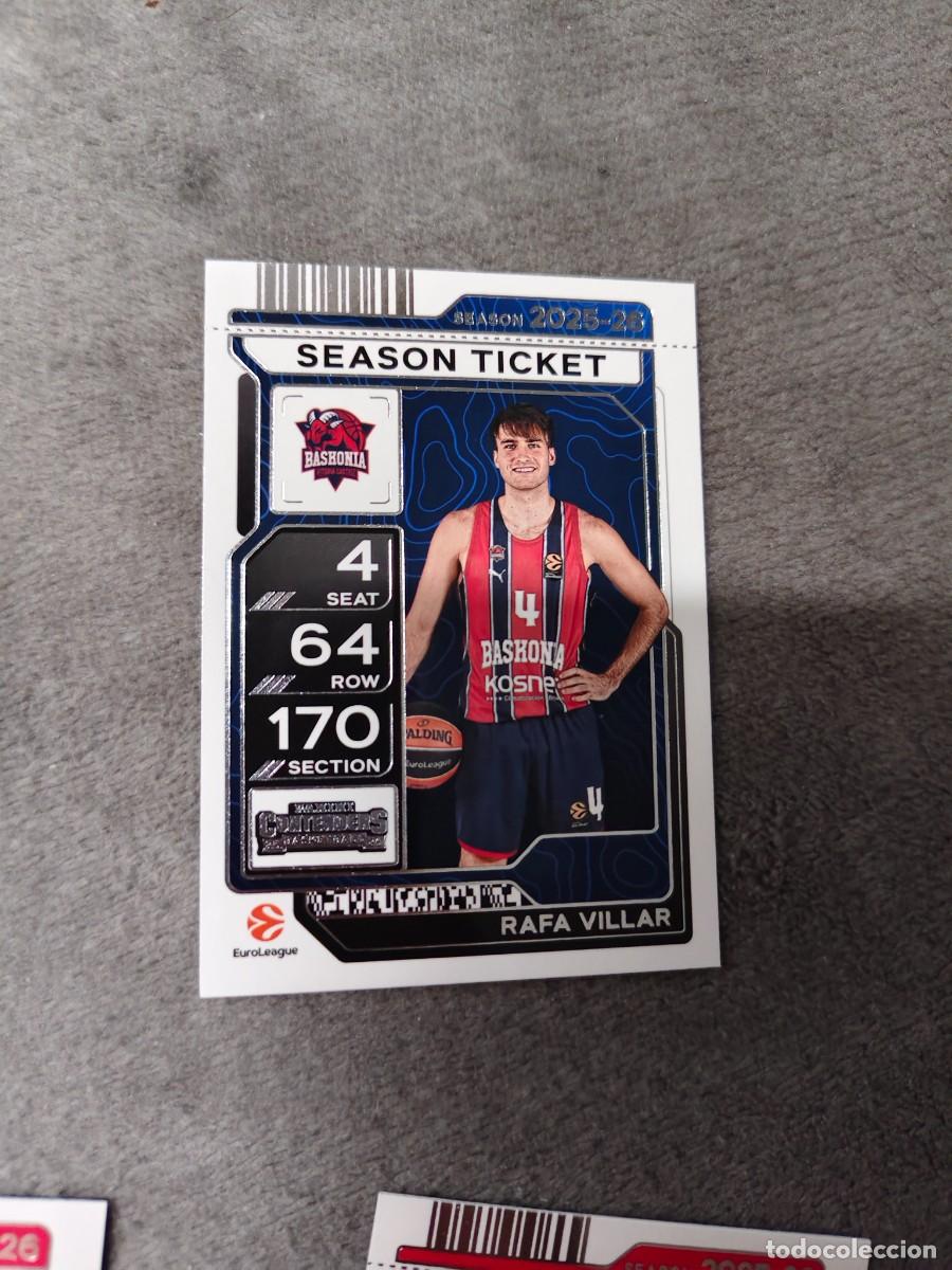 Coleccionismo deportivo: 96 RAFA VILLAR KOSNER BASKONIA EUROLEAGUE 2025 26 CONTENDERS PANINI 2026 25 BASKETBALL