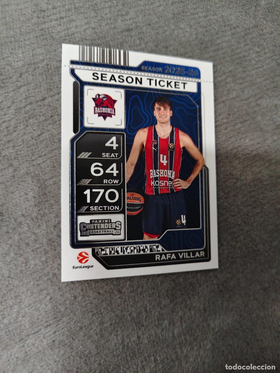 Coleccionismo deportivo: 96 RAFA VILLAR KOSNER BASKONIA EUROLEAGUE 2025 26 CONTENDERS PANINI 2026 25 BASKETBALL